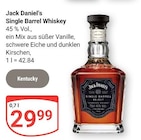 Aktuelles Single Barrel Whiskey Angebot bei GLOBUS in Bad Homburg (Höhe) ab 29,99 €