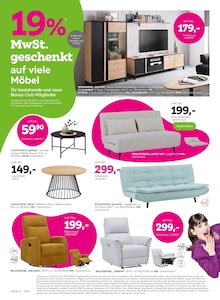 Fernsehsessel im mömax Prospekt "19%MwSt. geschenkt auf viele Möbel" mit 16 Seiten (Heidelberg)