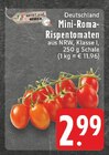 Aktuelle Tomaten Angebote bei EDEKA in Moers Aktuelles Mini-Roma-Rispentomaten Angebot bei EDEKA in Moers ab 2,99 €