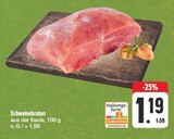 Schweinebraten Angebote bei EDEKA Schwabach für 1,19 €