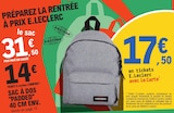 Sac à dos "Padded" 40 cm env. à E.Leclerc dans Alistro Sac à dos "Padded" 40 cm env. à E.Leclerc dans Alistro