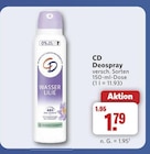 Deospray im Angebot bei combi in Löhne Deospray Angebote von CD bei combi Löhne für 1,79 €