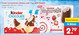 Schokoladen Stieleis oder Stieleis im Angebot bei Netto Marken-Discount in Halle Schokoladen Stieleis oder Stieleis Angebote von kinder щвук Yogurette bei Netto Marken-Discount Halle für 2,79 €