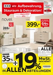 Aktueller XXXLutz Prospekt mit Kommode, "Aufbewahrung, Stauraum & Dekoration!", Seite 1