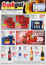 Trinkgut Prospekt für Burghausen: "Aktuelle Angebote", 4 Seiten, 13.04.2026 - 18.04.2026
