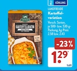 Aktuelle Kartoffelgratin Angebote bei ALDI SÜD in Düsseldorf Aktuelles Kartoffelvariation Angebot bei ALDI SÜD in Düsseldorf ab 1,29 €