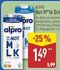 Not Mlk Drink im Angebot bei ALDI Nord in Bremen Not Mlk Drink Angebote von alpro bei ALDI Nord Bremen für 1,49 €
