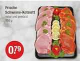 Frische Schweine-Kotelett von  im aktuellen V-Markt Prospekt für 0,79 €