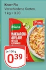 GLOBUS - Fix Makkaroni-Auflauf mit Käse & Schinken Angebot im Prospekt Fix Makkaroni-Auflauf mit Käse & Schinken bei GLOBUS im Prospekt "" für 0,39 €