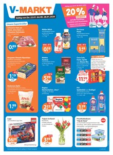 Blumen im V-Markt Prospekt "V-Markt einfach besser einkaufen" mit 22 Seiten (Augsburg)