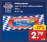 Aktuelle Wurst Angebote bei Netto Marken-Discount in Oldenburg Aktuelles Hüttensalami Angebot bei Netto Marken-Discount in Oldenburg ab 2,79 €