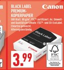 Black Label Premium-Kopierpapier im Angebot bei Marktkauf in Herford Black Label Premium-Kopierpapier Angebote von Canon bei Marktkauf Herford für 3,99 €