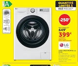 Lave-linge frontal 11 kg - LG - Hyper U à Fontenay-le-Comté Lave-linge frontal 11 kg - LG en promo chez Hyper U Fontenay-le-Comté à 399,00 €