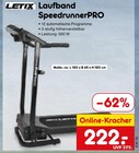 Laufband SpeedrunnerPRO von LETIX für 222,00 € bei Netto Marken-Discount im Angebot Laufband SpeedrunnerPRO von LETIX im aktuellen Netto Marken-Discount Prospekt
