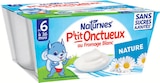 P'tit Onctueux Nature au Fromage Blanc Sans Sucres Ajoutés, Dès 6 mois - NATURNES - Intermarché Hyper P'tit Onctueux Nature au Fromage Blanc Sans Sucres Ajoutés, Dès 6 mois - NATURNES à 0,63 € dans le catalogue Intermarché Hyper