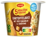Aktuelle Nudeln Angebote bei REWE in Mülheim (Ruhr) Aktuelles 5 Minuten Terrine Kartoffelbrei mit Röstzwiebeln & Croutons oder 5 Minuten Terrine Nudeln in Rahmsauce Angebot bei REWE in Mülheim (Ruhr) ab 0,99 €
