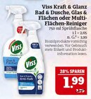 Kraft & Glanz Bad & Dusche, Glas & Flächen oder Multi-Flächen-Reiniger Angebote von Viss bei Marktkauf Altenburg für 1,99 €