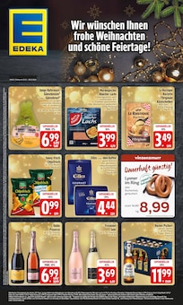 EDEKA Prospekt Wir wünschen Ihnen frohe Weihnachten und schöne Feiertage! mit  Seiten in Ottobrunn und Umgebung