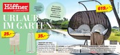 Aktueller Höffner Möbel & Einrichtung Prospekt in Erkner und Umgebung, "URLAUB IM GARTEN" mit 12 Seiten, 25.06.2025 - 15.07.2025