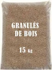 Granulés de bois - sac de 15kg en promo chez Intermarché Thiais à 4,49 €