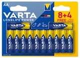 Batterien Angebote von Varta bei REWE Potsdam für 4,99 €