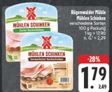 Mühlen Schinken Angebote von Rügenwalder Mühle bei EDEKA Leipzig für 1,79 €