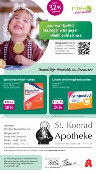 mea - meine apotheke Prospekt der KW 50 "Unsere Dezember-Angebote" Aktueller mea - meine apotheke Prospekt "Unsere Dezember-Angebote" Seite 1 von 4 Seiten