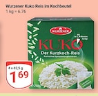 Aktuelles Kuko Reis im Kochbeutel Angebot bei GLOBUS in Leipzig ab 1,69 €