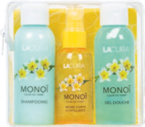 Trousse de Voyage Monoï - LACURA en promo chez Aldi Trousse de Voyage Monoï - LACURA dans le catalogue Aldi