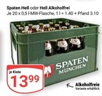 Hell im Angebot bei GLOBUS in Weimar Hell Angebote von Spaten bei GLOBUS Weimar für 13,99 €