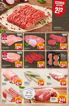 Rinderfilet im REWE Prospekt "Dein Markt" mit 41 Seiten (Darmstadt)