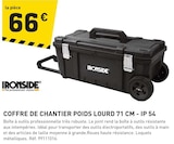 Promo Coffre de chantier poids lourd 71 cm – IP54 à 66,00 € dans le catalogue Tout Faire à Labruguière
