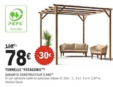 Tonnelle "Patagonie" - E.Leclerc à Colmar Tonnelle "Patagonie" en promo chez E.Leclerc Colmar à 78,00 €