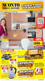 Aktueller Sconto SB Prospekt mit Wasserkocher, "SCHÖN WOHNEN FÜR DEIN BUDGET!", Seite 1