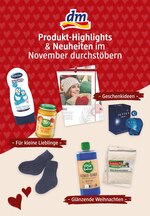 dm-drogerie markt Prospekt für Altheim mit 1 Seiten dm-drogerie markt Prospekt für Altheim: "Produkt-Highlights & Neuheiten im November durchstöbern", 1 Seiten, 16.11.2020 - 30.11.2020