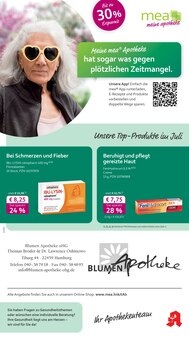 Aktueller mea - meine apotheke Prospekt "Unsere Juli-Angebote" für Hamburg Aktueller mea - meine apotheke Prospekt für Hamburg mit Seiten