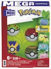 Pack de 4 Poké Ball avec figurine - MEGA en promo chez Hyper U Le Havre à 16,99 €