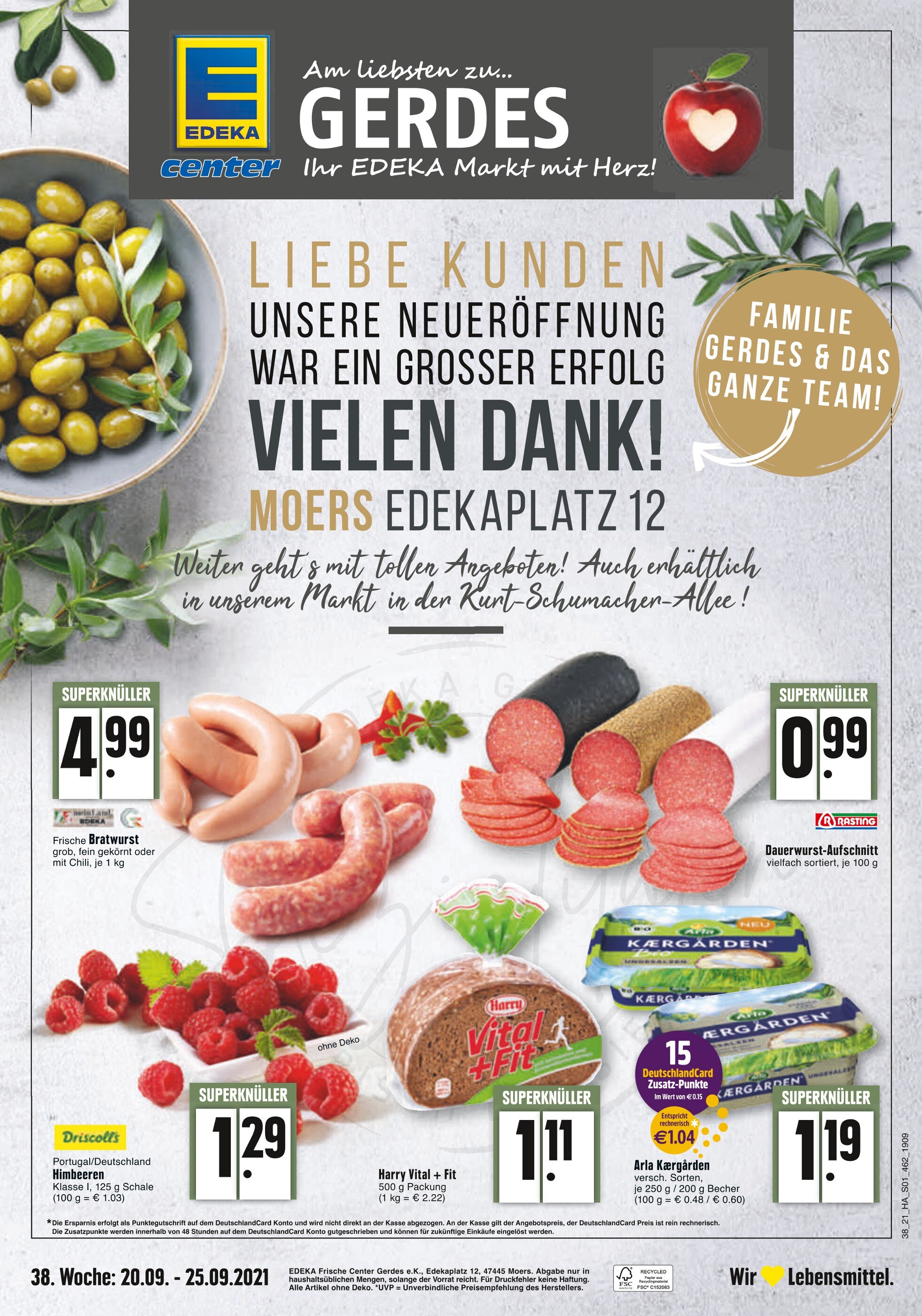E center Prospekt für Duisburg mit 16 Seiten E center Prospekt für Duisburg: "EINKAUFEN IM MARKT DER EXTRAKLASSE", 16 Seiten, 20.09.2021 - 25.09.2021