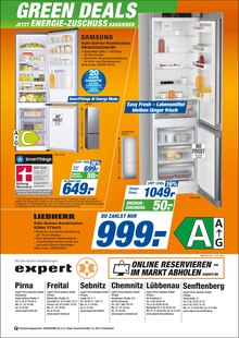 Kühlschrank im expert Prospekt "Top Angebote" mit 12 Seiten (Chemnitz)