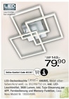 LED-Deckenleuchte ANUBIS Angebote von Casa Nova bei Ostermann Oberhausen für 79,90 €