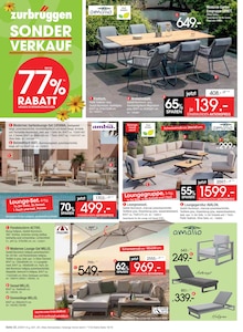 Gartenmöbel im aktuellen Zurbrüggen Prospekt (Bottrop) Gartenmöbel im Zurbrüggen Prospekt "SONDER VERKAUF" mit 48 Seiten (Bottrop)