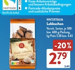 Lebkuchen Angebote von Wintertraum bei ALDI SÜD Leinfelden-Echterdingen für 2,79 €