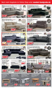 Couch im Die Möbelfundgrube Prospekt "Unser größter Jubiläumsverkauf aller Zeiten!" mit 11 Seiten (Mainz)