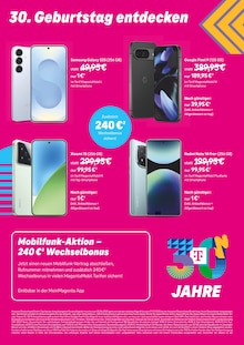 Handy im Telekom Shop Prospekt "30 JAHRE. WIR FEIERN MIT TOLLEN ANGEBOTEN UND AKTIONEN FÜR DICH." mit 12 Seiten (Mannheim)