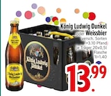 Weissbier von König Ludwig Dunkel im aktuellen EDEKA Prospekt für 13,99 €