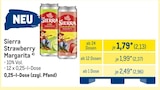 Strawberry Margarita im Angebot bei METRO in Rodgau Strawberry Margarita Angebote von Sierra bei METRO Rodgau für 2,13 €