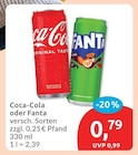 Aktuelle Cola Angebote bei budni in Norderstedt Aktuelles Coca-Cola oder Fanta Angebot bei budni in Norderstedt ab 0,79 €