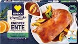 Knusperente mit Orangensauce Angebote von Edeka Herzstücke bei EDEKA Stade für 7,59 €