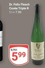 Aktuelle Katzenfutter Angebote bei GLOBUS in Trier Aktuelles Dr. Felix Flesch Cuvée Triple R Angebot bei GLOBUS in Trier ab 5,99 €