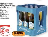 Apfel-Schorle Angebote von Hochwald bei GLOBUS Nettetal für 6,49 €